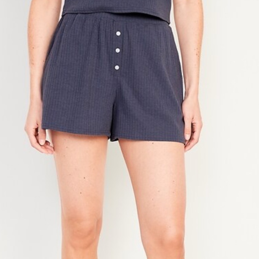 Old Navy Ribbed Button-Front Womens Shorts, size Small